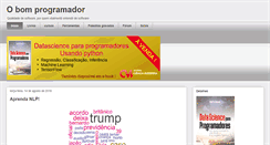 Desktop Screenshot of obomprogramador.com